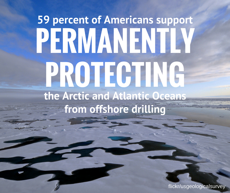 According to a recent LCV and NRDC poll, the vast majority of Americans -- especially millennials -- support investing in clean energy and permanently protecting the Arctic and Atlantic Oceans from offshore drilling.