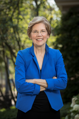 Portrait of Representative Elizabeth Warren.