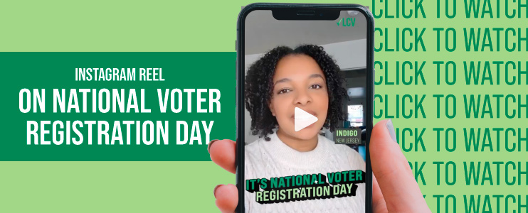 Instagram reel on National Voter Registration Day, click to watch