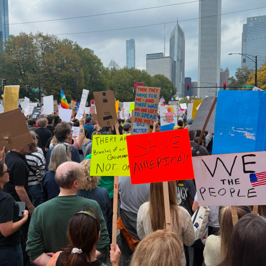 No Kings rally in Chicago, Illinois
