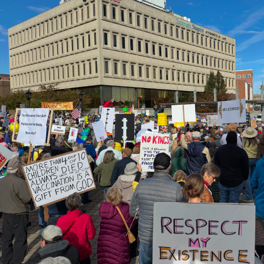 No Kings rally in Connecticut