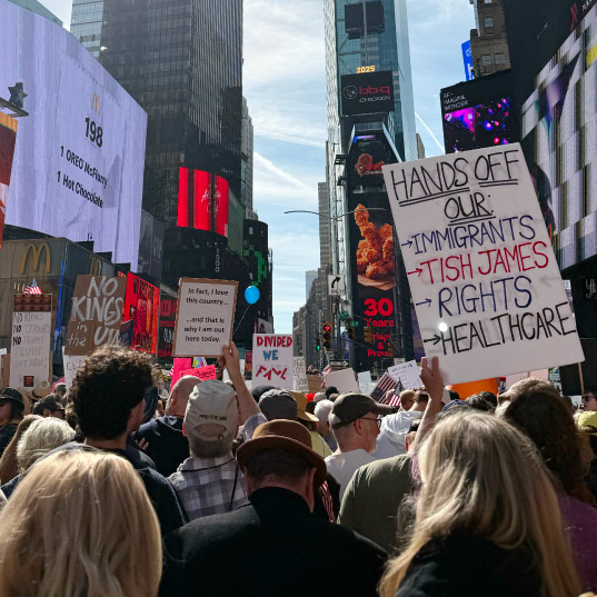 No Kings rally in New York